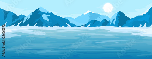 Panorama of the mountains