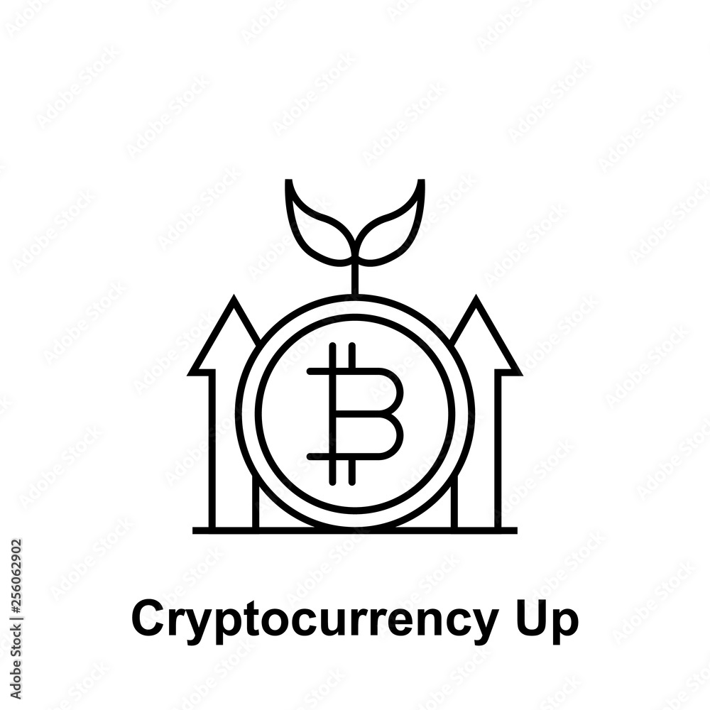 bitcoin up arrow outline icon. Element of bitcoin illustration icons. Signs and symbols can be used for web, logo, mobile app, UI, UX bitcoin up arrow outline icon. Element of bitcoin illustration icons. Signs and symbols can be used for web, logo, mobile app, UI, UX