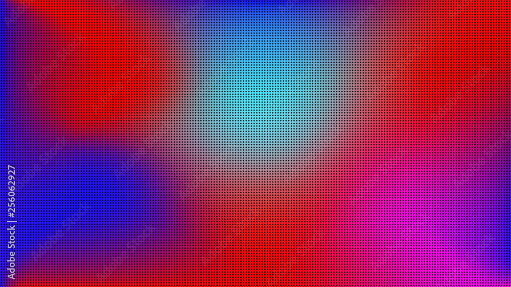 Colorful abstract background of blurry spots. Bright saturated gradient.