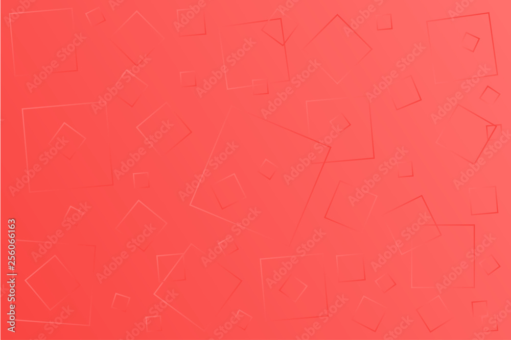 Light pink vector illustration, which consists of squares of different sizes. Gradient design for your product design: advertising, banners, posters, videos, etc... Creative geometric background.
