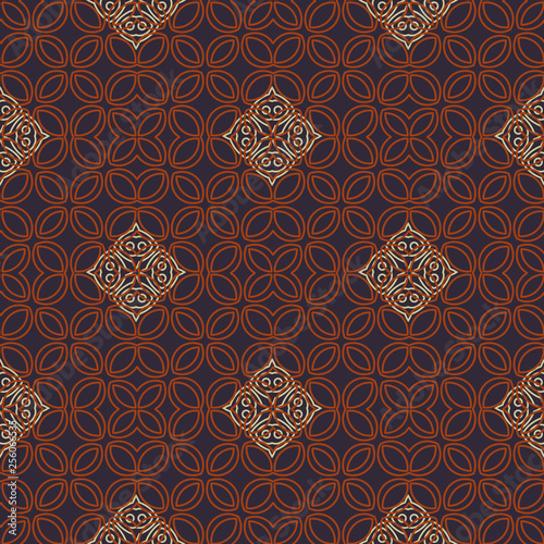 Abstract line art eastern pattern