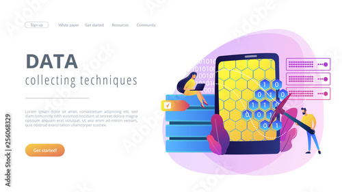 Data mining concept landing page.