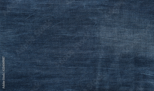 dark blue jeans texture full frame