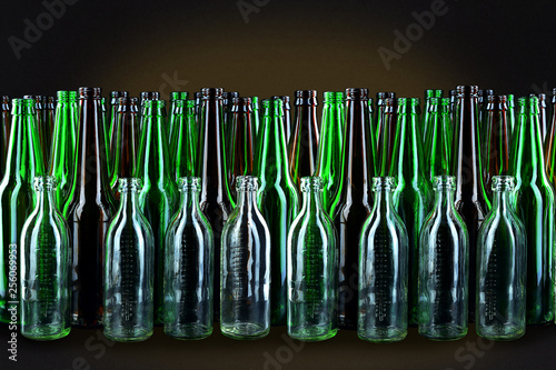 Glass containers for various drinks