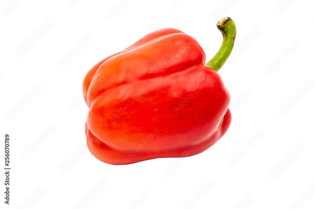 Red bell pepper. isolate on white background. Red bell pepper. isolate on white background.