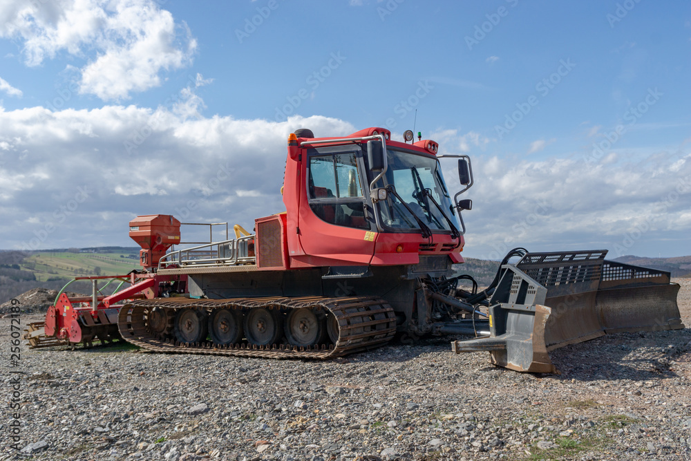 bulldozer at work