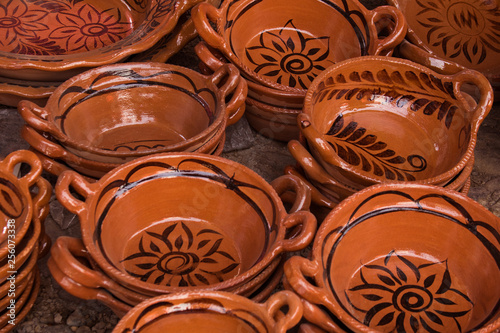 traditional Mexican clay pots