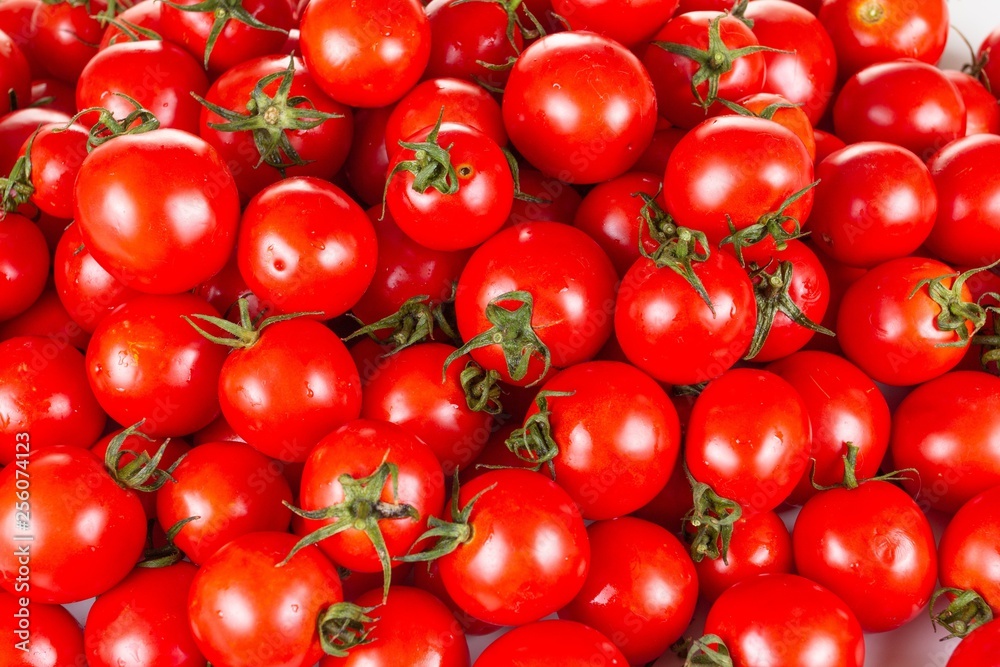 red tomato raw ripe vegetable, green. red tomato raw ripe vegetable, green.