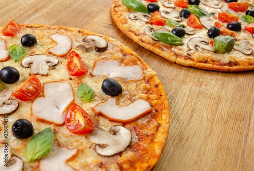 Italian pizza with cheese s...