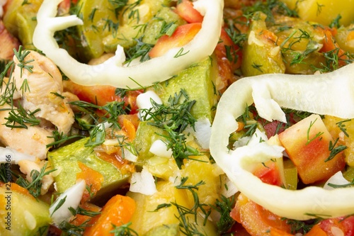 Chicken. carrot and zucchin...