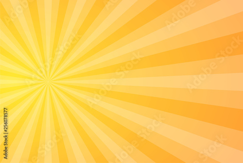 Sun rays vector illustration. Rays background. Sun ray theme abstract wallpaper. Design elements in vintage style. Web banner. Vector illustration.