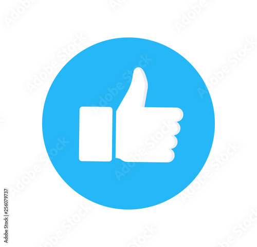 Like and dislike icons collection set. Thumbs up and thumbs down. Modern graphic elements for web banners, web sites, printed materials, infographics. Vector illustration isolated on white background.