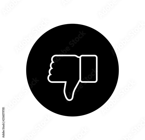 Like and dislike icons collection set. Thumbs up and thumbs down. Modern graphic elements for web banners, web sites, printed materials, infographics. Vector illustration isolated on white background.