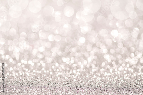 Silver glitter light