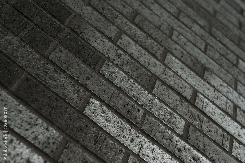 Black Brick Wall, Close up