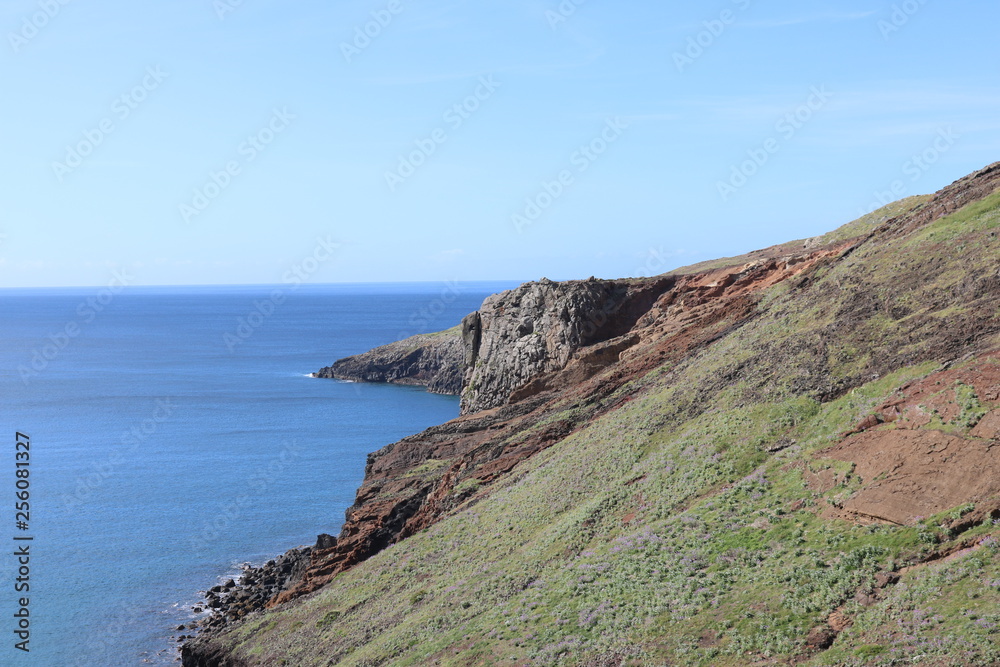 Cliffs and sea