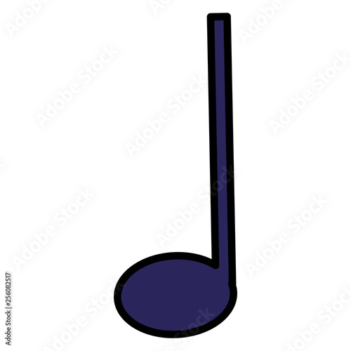music note isolated icon