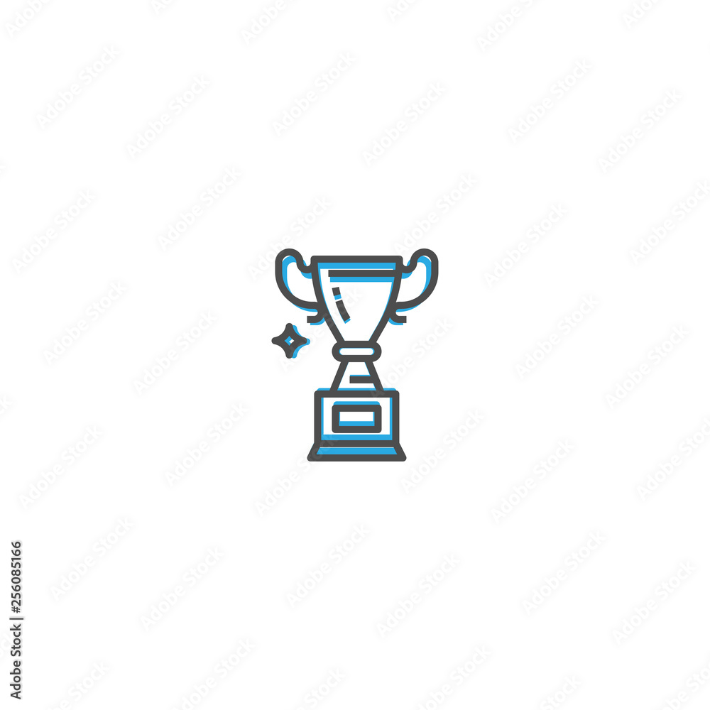 Trophy icon design. Startup icon vector design Trophy icon design. Startup icon vector design
