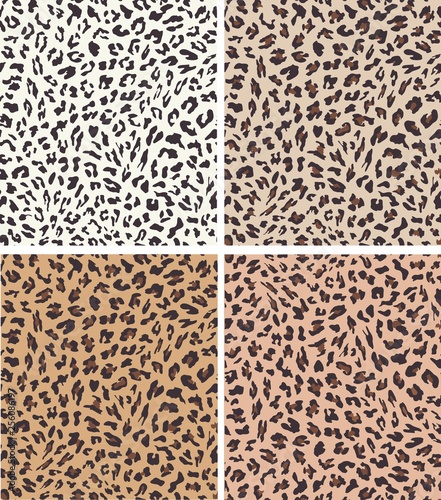 Fotografie leopard seamless pattern design . vector illustration background