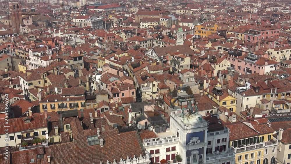 4K Venice, panorama of the city from the bell tower of San Marco 4K Venice, panorama of the city from the bell tower of San Marco