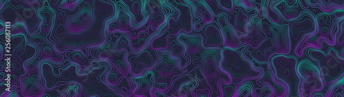 Ultra Wide Wallpaper Abstract Topographic Contour Map Psychedelic Vector Background. Topographic Cartography. Topographic Map. Topographic Relief. Topography Map. Topography Relief 