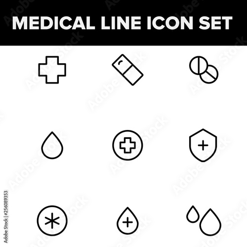 Kitchen Line Icon Set For Your Mobile App, Website & Printable Design