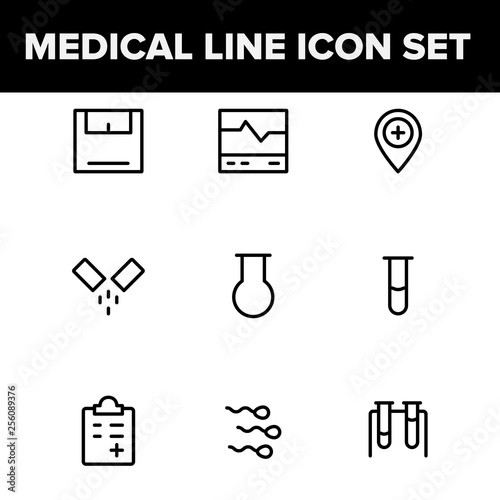 Kitchen Line Icon Set For Your Mobile App, Website & Printable Design