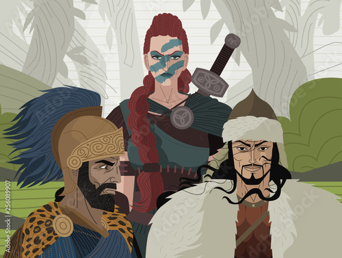barbarians general warriors