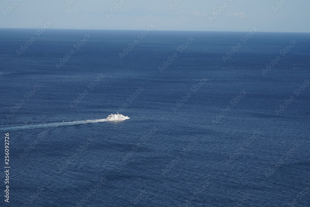 Ferry on the Ocean