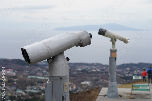 Telescope in the tourist area