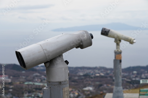 Telescope in the tourist area