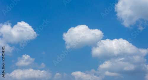 blue sky with clouds