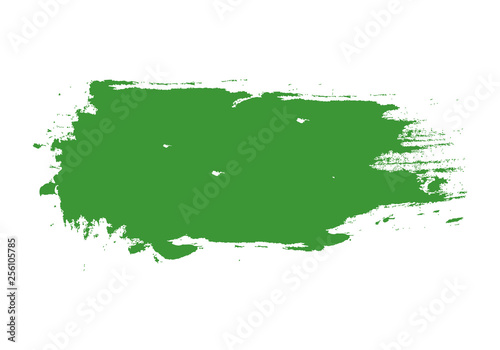 Grunge brush stroke with Libya national flag. Watercolor painting flag. Symbol  poster  banner. Vector Isolated on white background.
