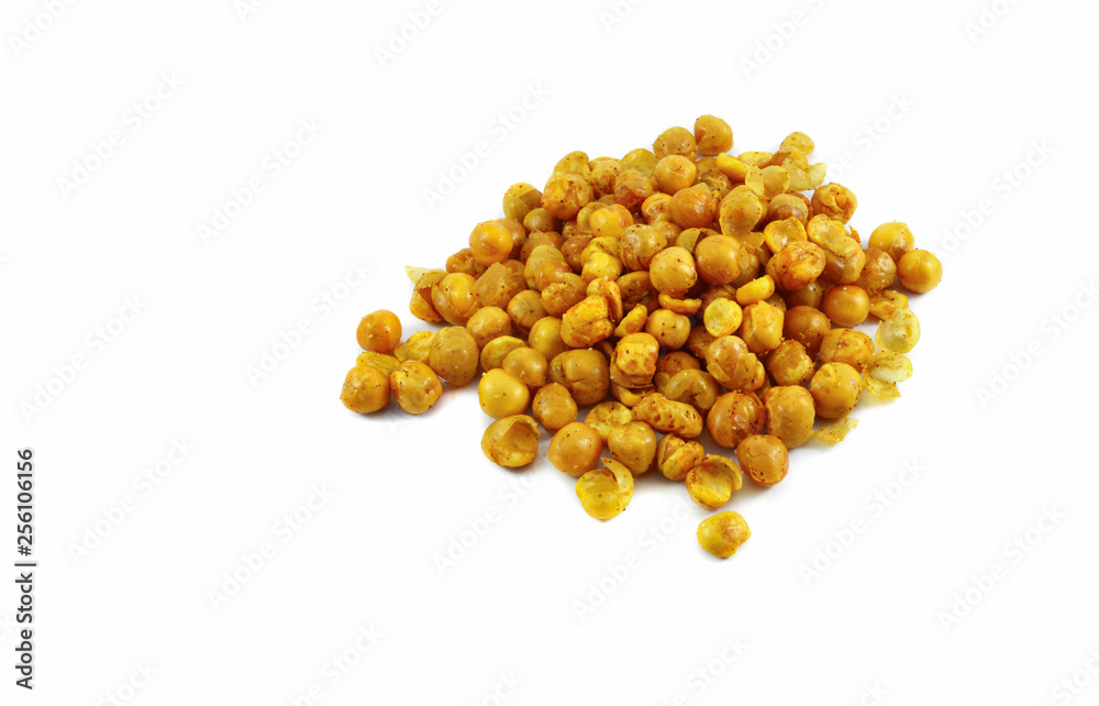 Yellow bean chickpeas fried baked salt and seasoning crispy for nack Yellow bean chickpeas fried baked salt and seasoning crispy for nack