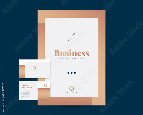 Business brochure and name card templates