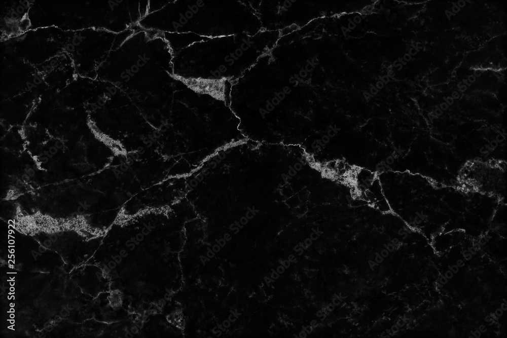 black marble pattern texture natural background.