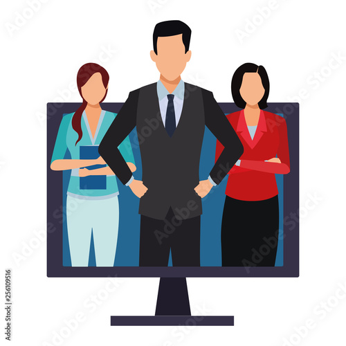 executive business cartoon