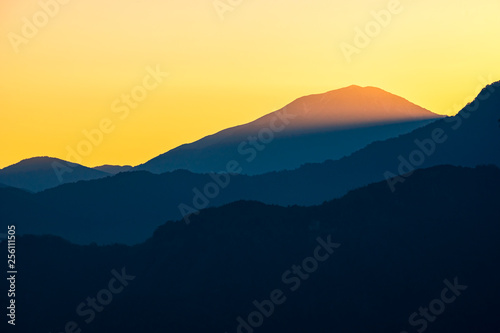 Sunrise at Alishan national scenic area