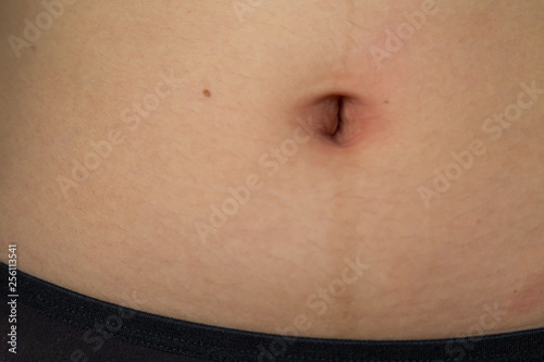 Photos navel of the stomach of woman