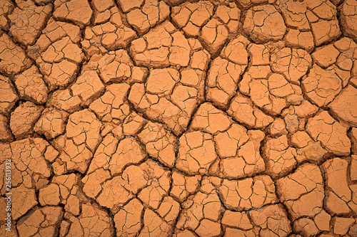 Crack earth/Crack soil on dry season/Global worming effect
