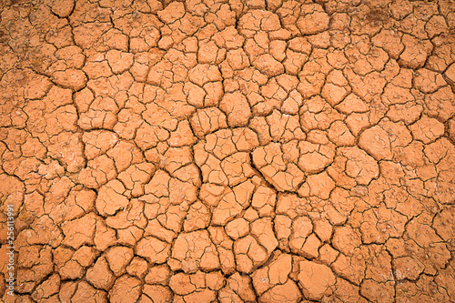Crack earth/Crack soil on dry season/Global worming effect