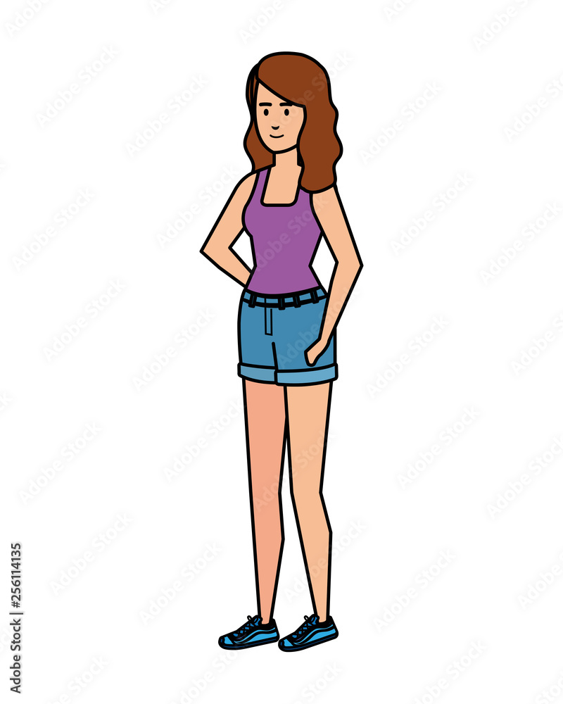 beautiful woman avatar character beautiful woman avatar character