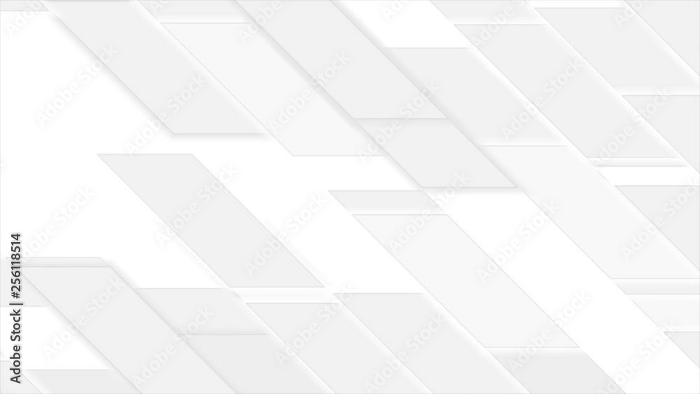 Abstract grey geometric tiles tech motion background. Seamless loop. Video animation Ultra HD 4K 3840x2160
