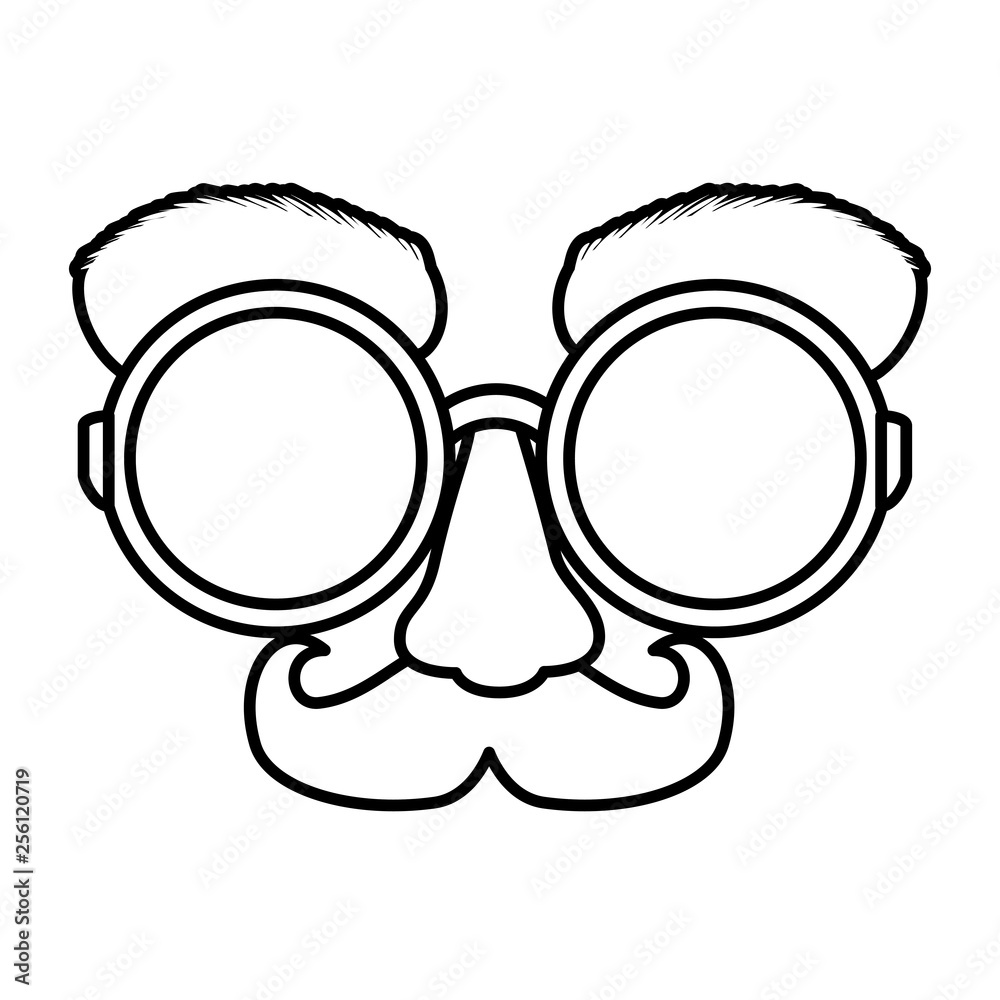 fools day mask glasses and mustache fools day mask glasses and mustache