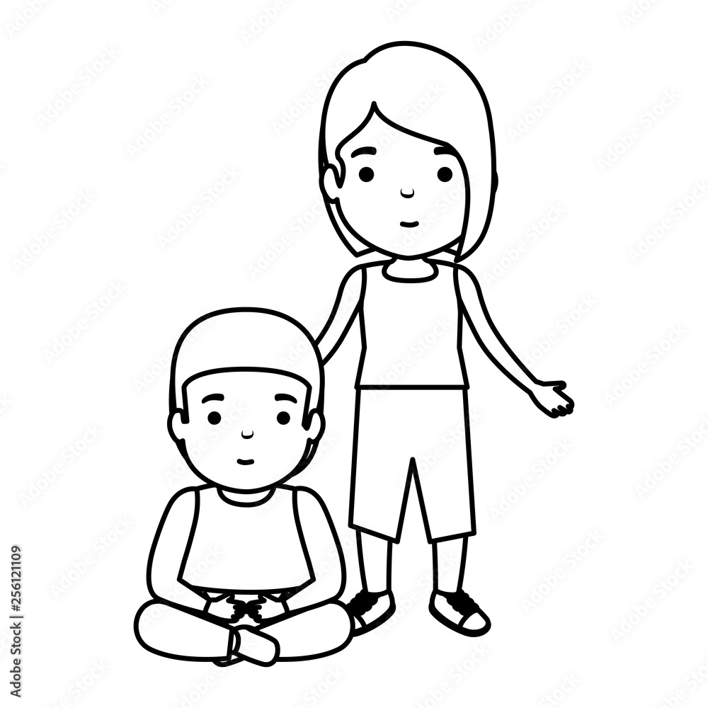 mother with son characters