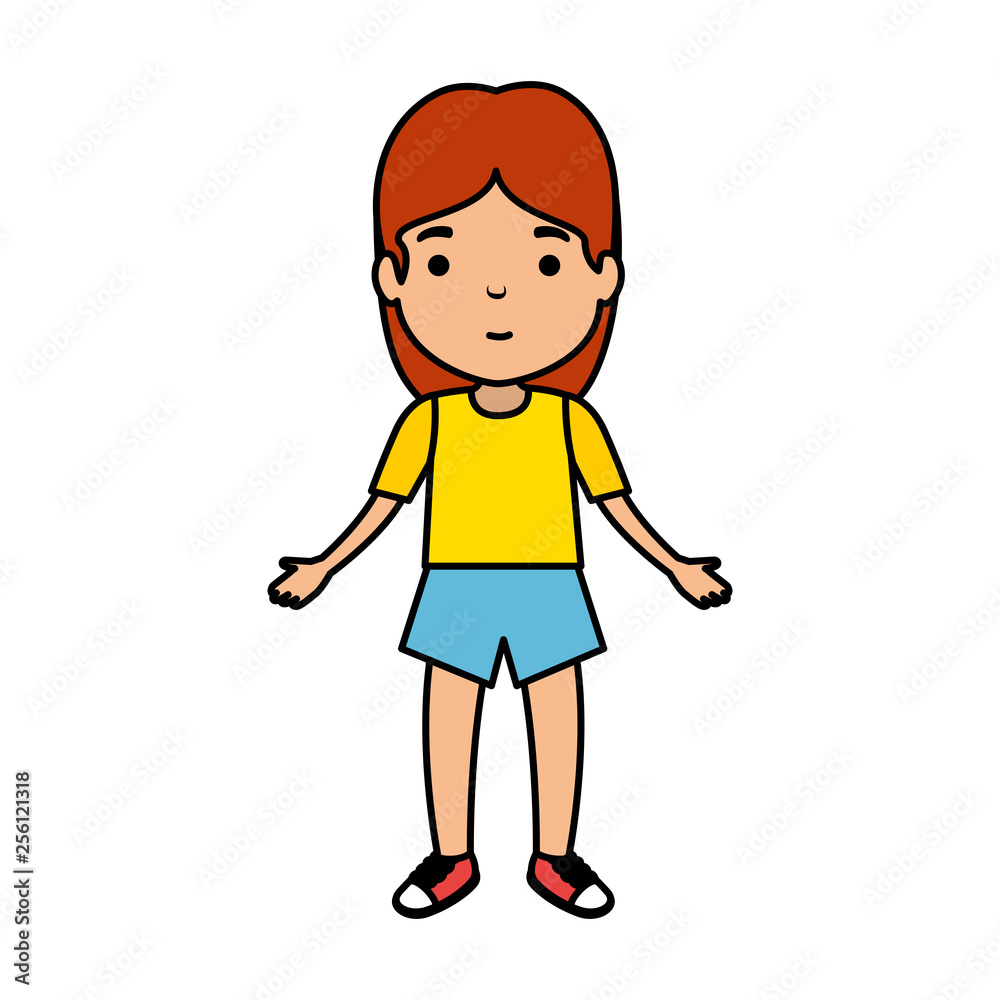 cute little girl character cute little girl character