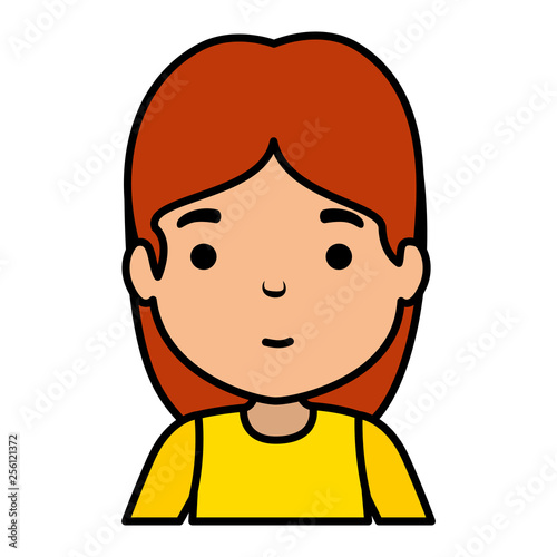 cute little girl character