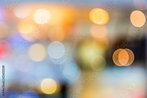 Colorful abstrack bokeh background photo