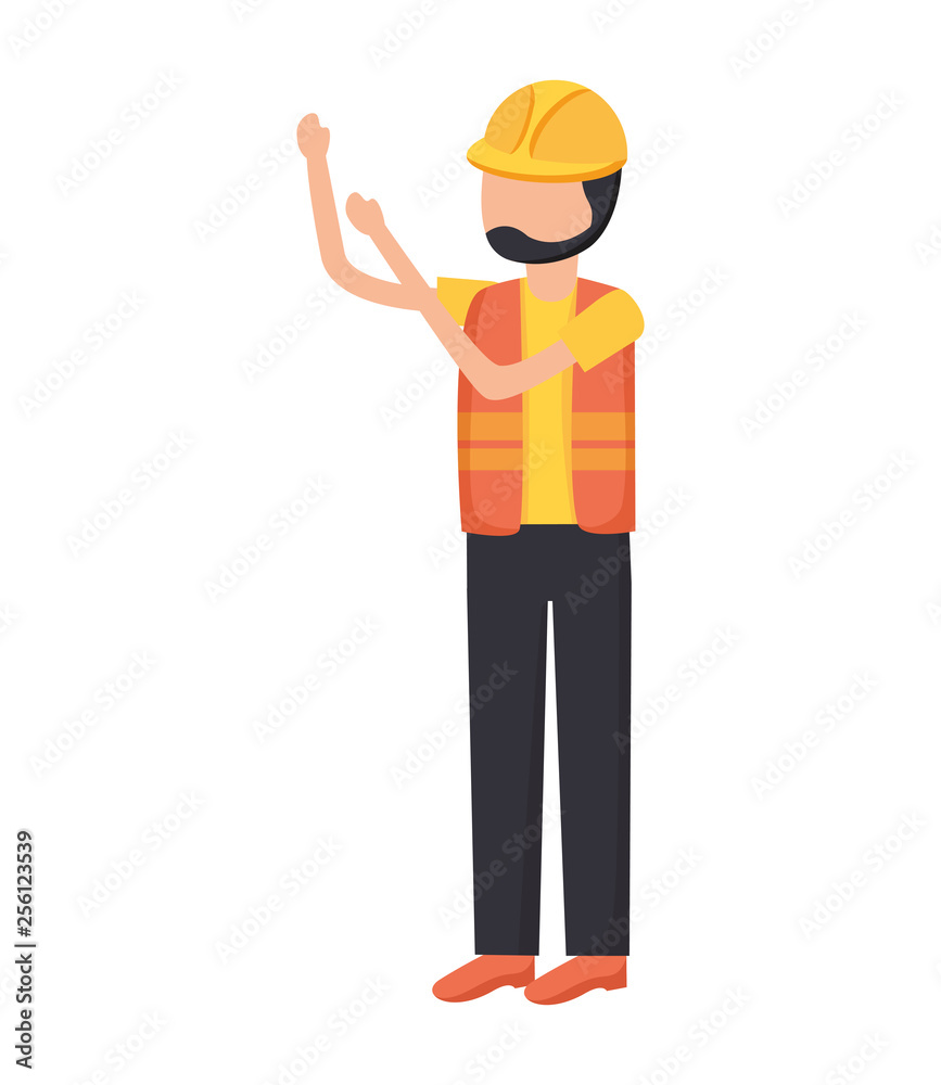 worker construction character