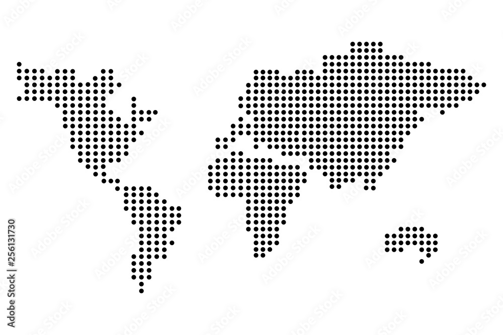 world map cartoon
